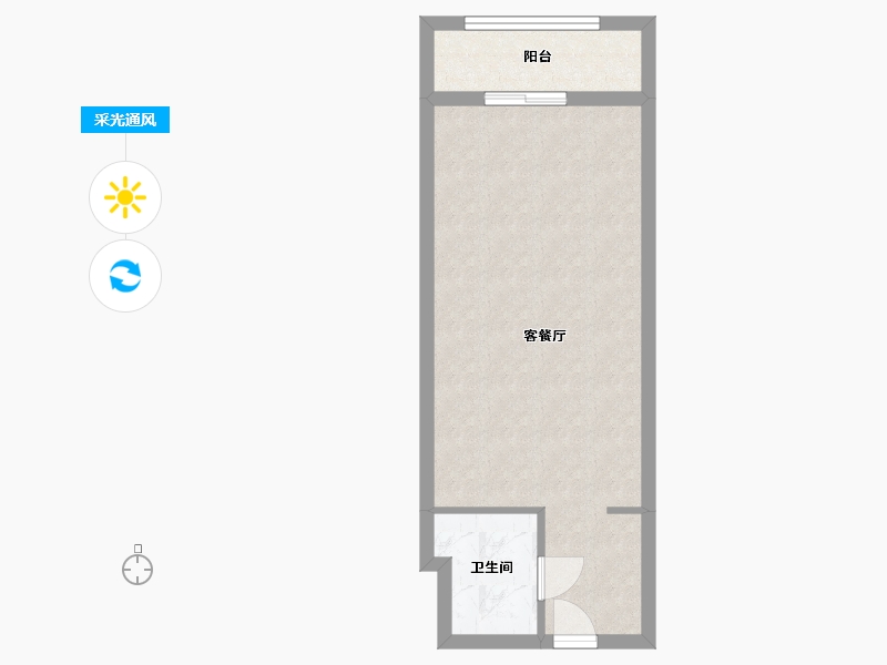 广西壮族自治区-南宁市-春晖花园-42.00-户型库-采光通风