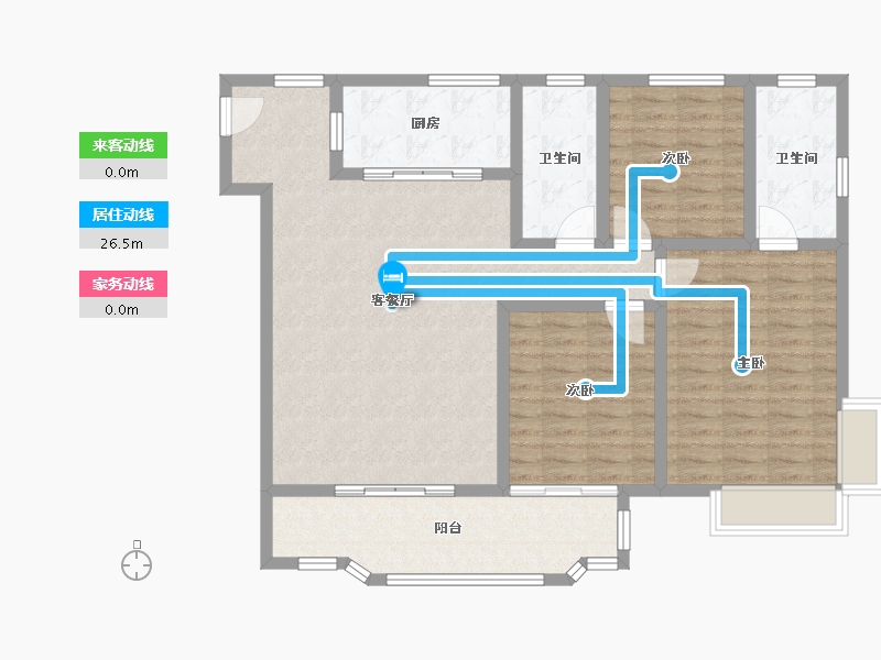 河北省-邢台市-天一城-北区-110.40-户型库-动静线