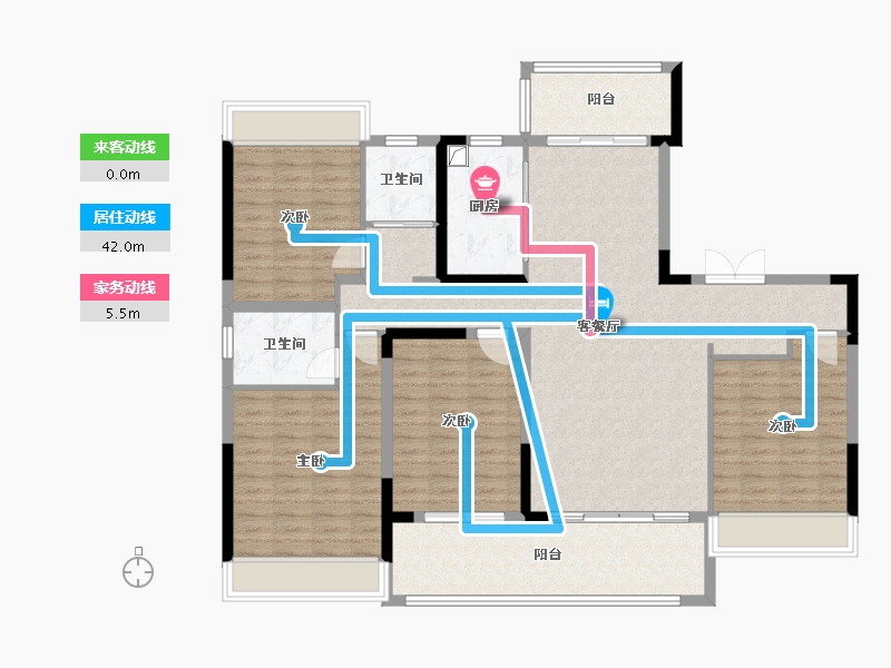 河南省-平顶山市-鲁山昌建晟璟-142.00-户型库-动静线