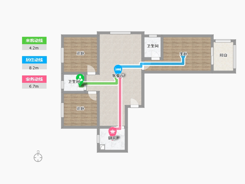 河北省-石家庄市-安馨佳苑-100.00-户型库-动静线