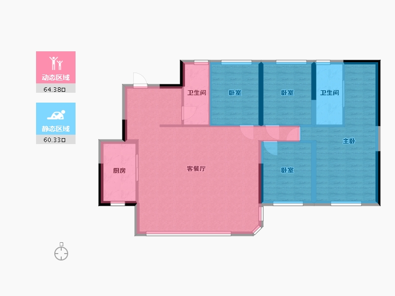 四川省-成都市-能建锦誉府-113.28-户型库-动静分区