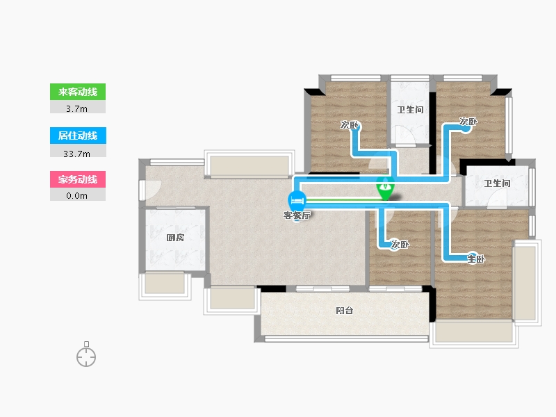 广东省-东莞市-松湖瑞府-98.79-户型库-动静线