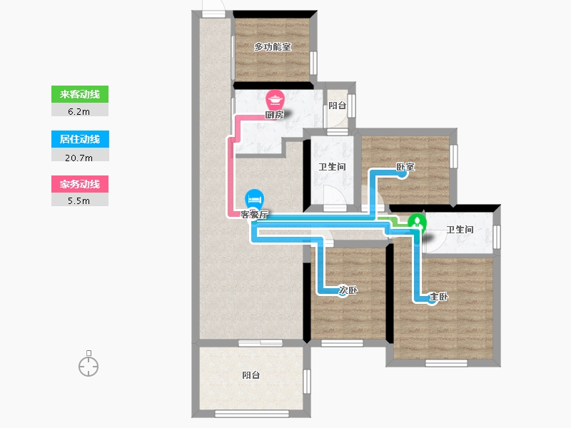 广东省-江门市-海悦天晟-86.18-户型库-动静线