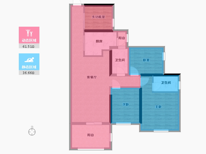 广东省-江门市-海悦天晟-86.18-户型库-动静分区