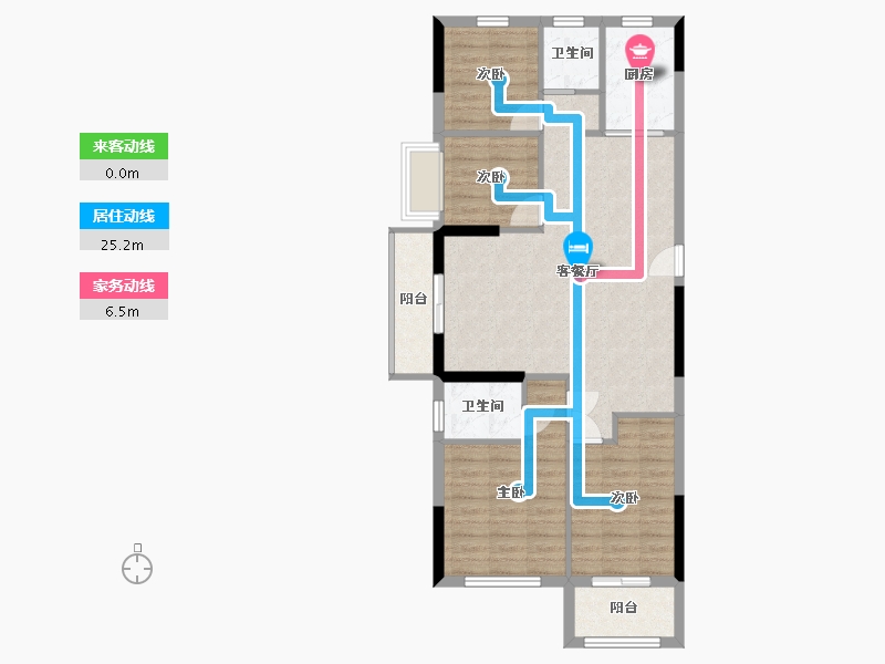 福建省-福州市-新榕金台郡-108.00-户型库-动静线