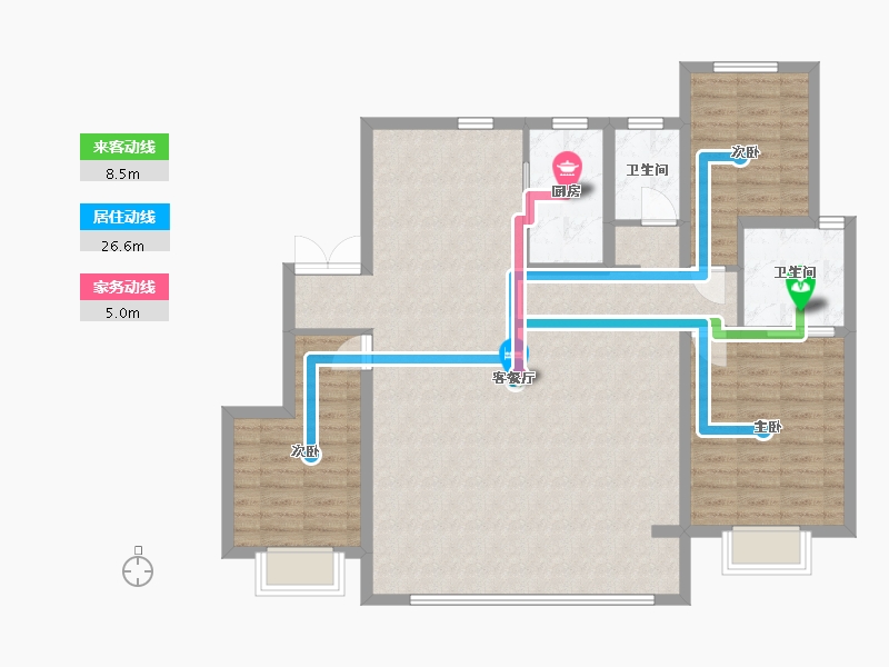 河北省-石家庄市-城发投·云和赋-115.42-户型库-动静线