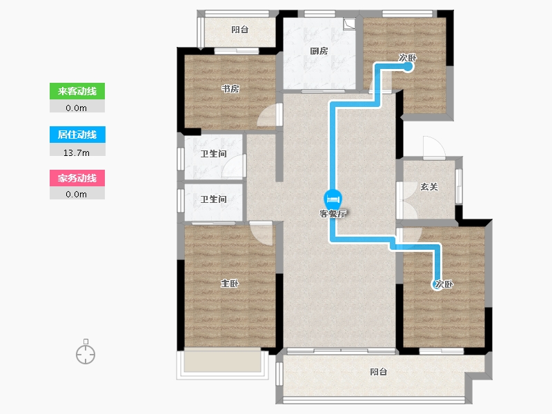 山东省-临沂市-开元上都-111.20-户型库-动静线