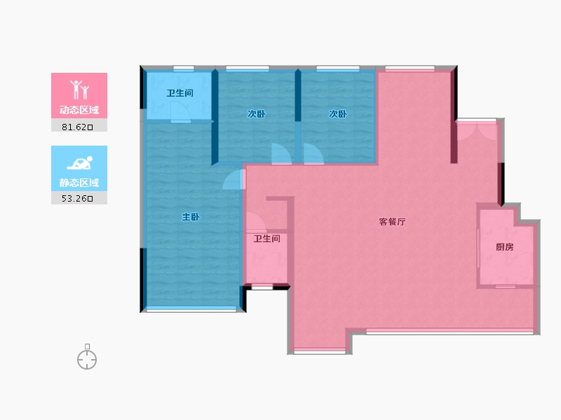 四川省-成都市-明信四季东安-123.22-户型库-动静分区