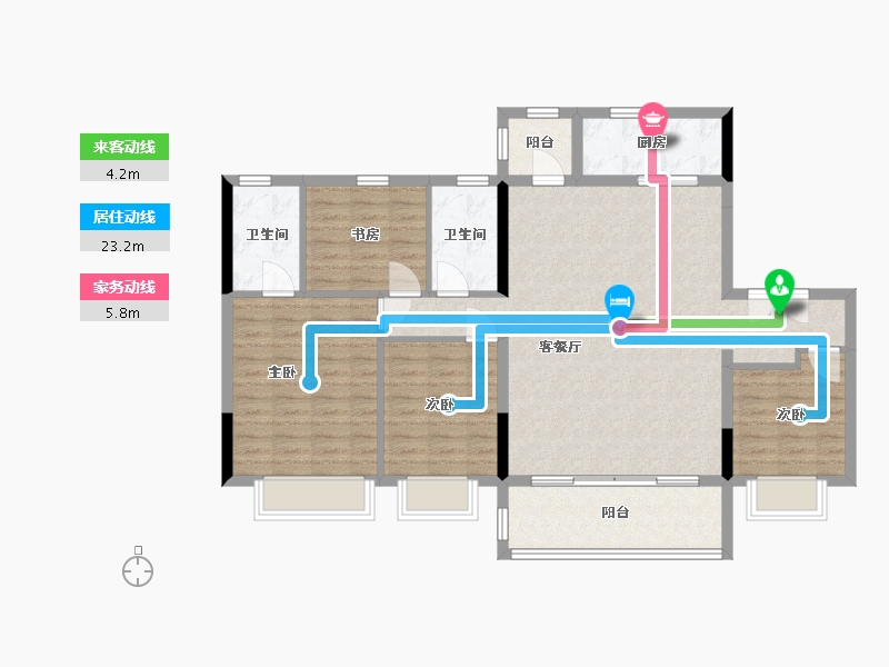 四川省-成都市-国贸锦原-114.13-户型库-动静线