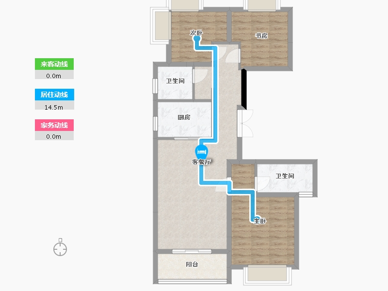 四川省-成都市-国贸锦原-81.87-户型库-动静线