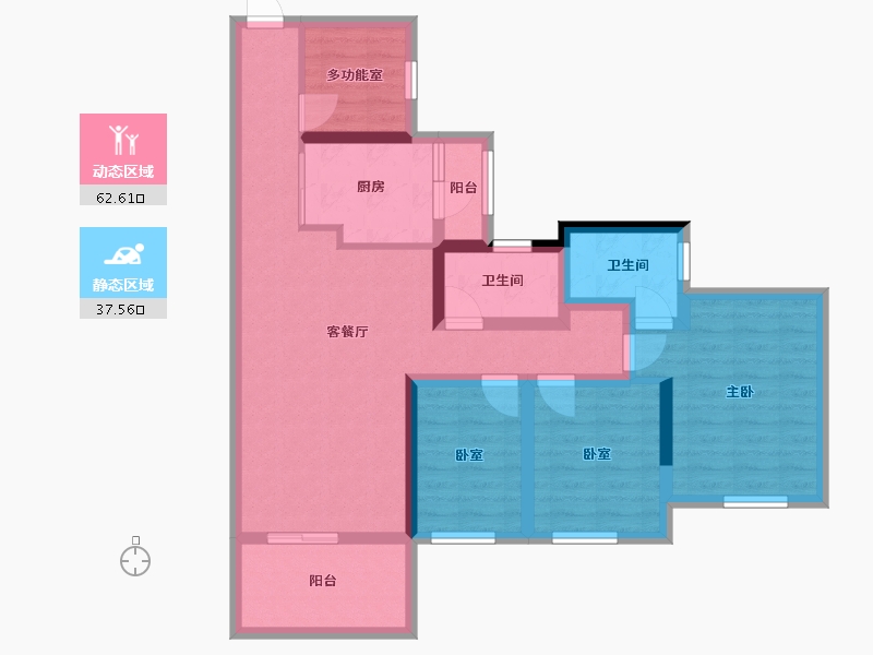 广东省-江门市-海悦天晟-87.41-户型库-动静分区