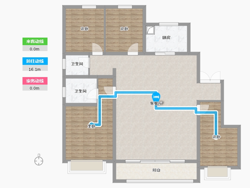 河北省-石家庄市-城发投·云和赋-140.00-户型库-动静线