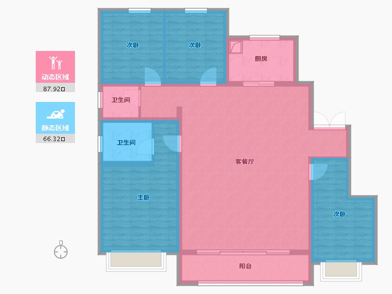 河北省-石家庄市-城发投·云和赋-140.00-户型库-动静分区