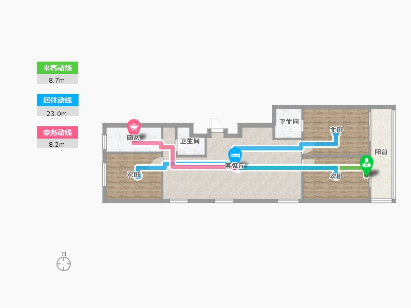 河北省-保定市-建安公寓-98.56-户型库-动静线