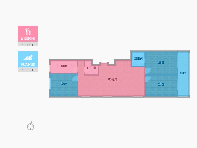 河北省-保定市-建安公寓-98.56-户型库-动静分区