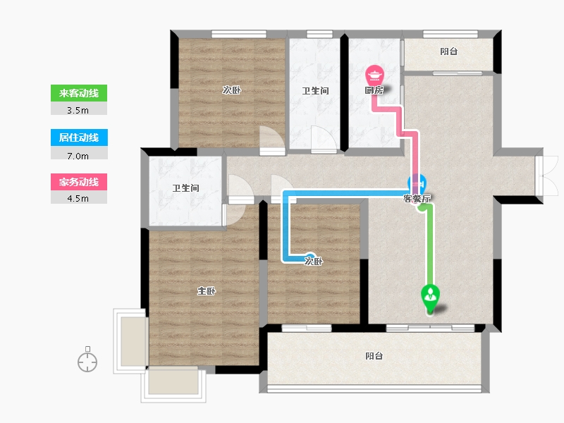 江西省-上饶市-华日阳光城-101.54-户型库-动静线