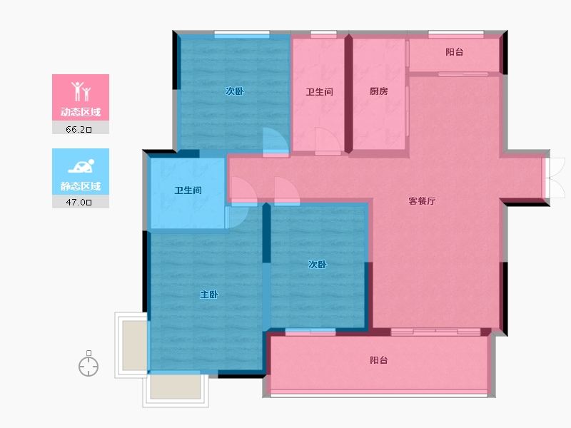 江西省-上饶市-华日阳光城-101.54-户型库-动静分区