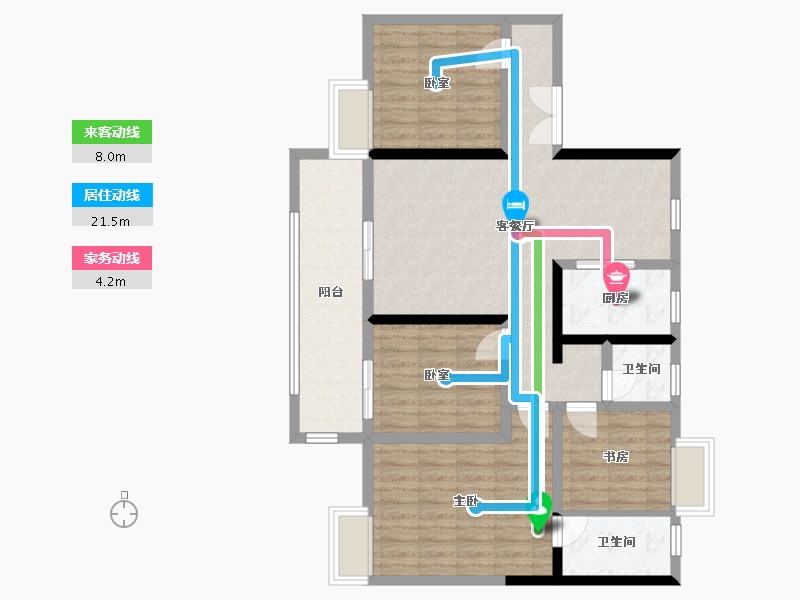 江西省-赣州市-时代国风府-108.38-户型库-动静线