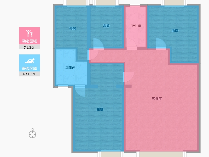 广东省-深圳市-物业时代新居-新贵阁-250.00-户型库-动静分区