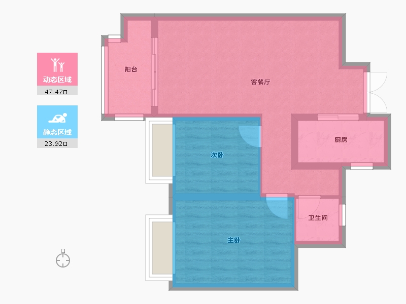 河南省-商丘市-兴华家园-72.00-户型库-动静分区