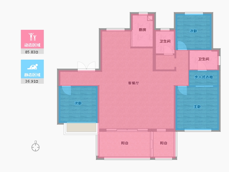 山东省-枣庄市-善国璟园-114.40-户型库-动静分区