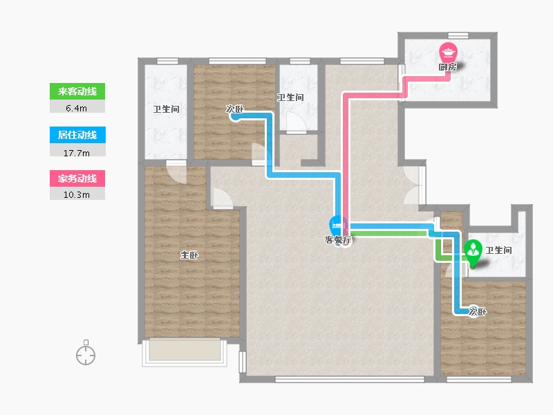 河北省-石家庄市-城发投·云和赋-139.71-户型库-动静线