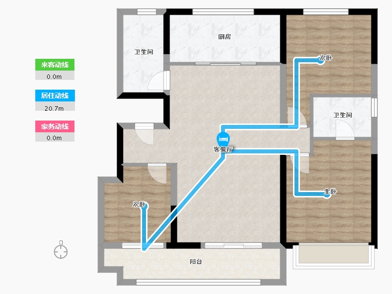 山东省-德州市-宁津阳光一品-100.00-户型库-动静线