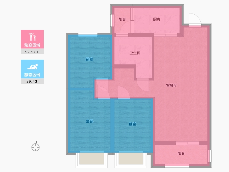 山西省-太原市-恒大森林海-95.01-户型库-动静分区