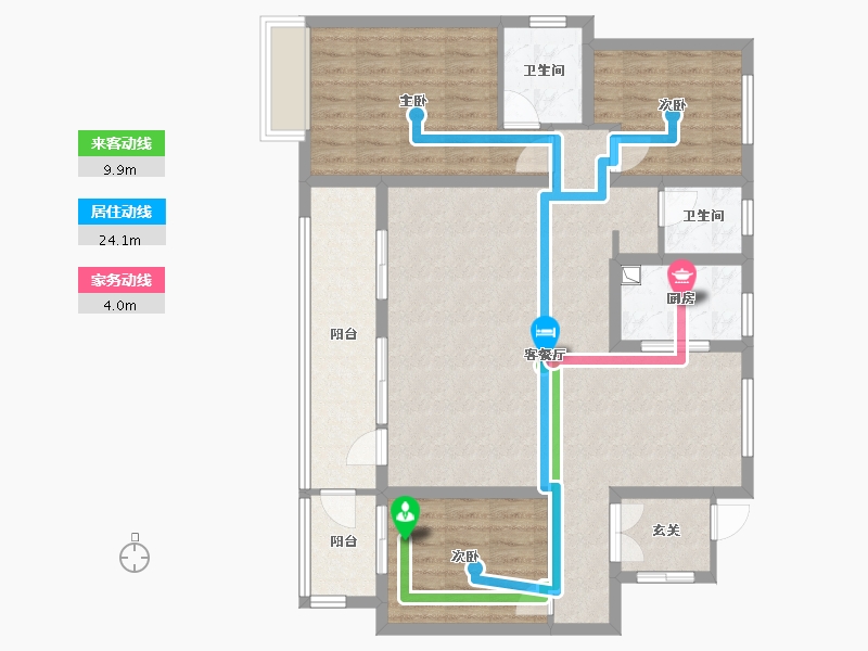 河北省-邢台市-翰林院-124.00-户型库-动静线