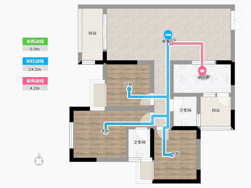 四川省-雅安市-青江华府-95.20-户型库-动静线