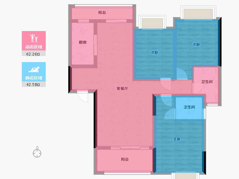 四川省-广安市-承平盛世7期-99.20-户型库-动静分区