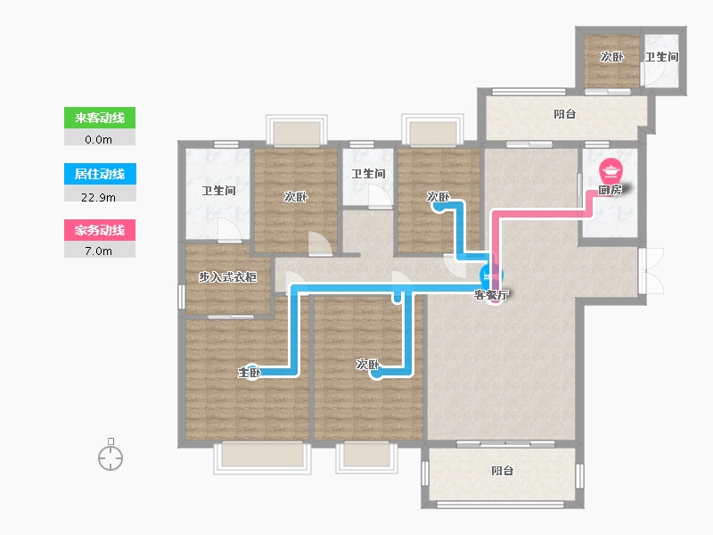 福建省-泉州市-宝珊花园-152.00-户型库-动静线