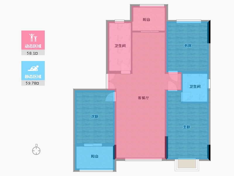 河南省-郑州市-亚太明珠-116.00-户型库-动静分区