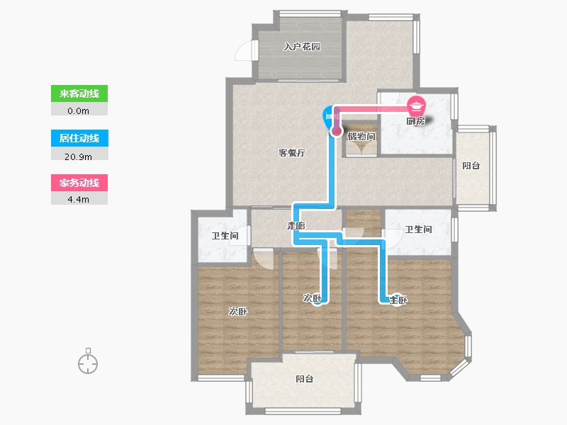 福建省-福州市-融侨美域-118.00-户型库-动静线