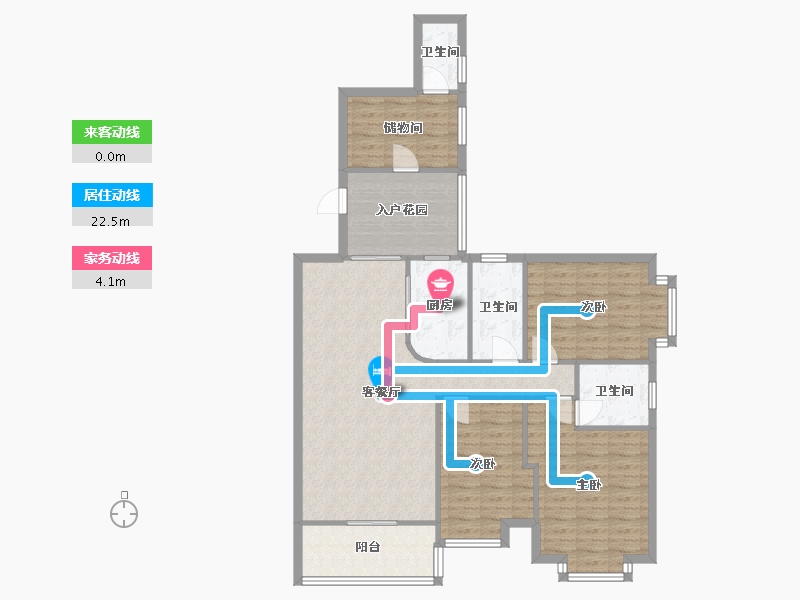 广东省-东莞市-新世纪颐龙湾-96.00-户型库-动静线