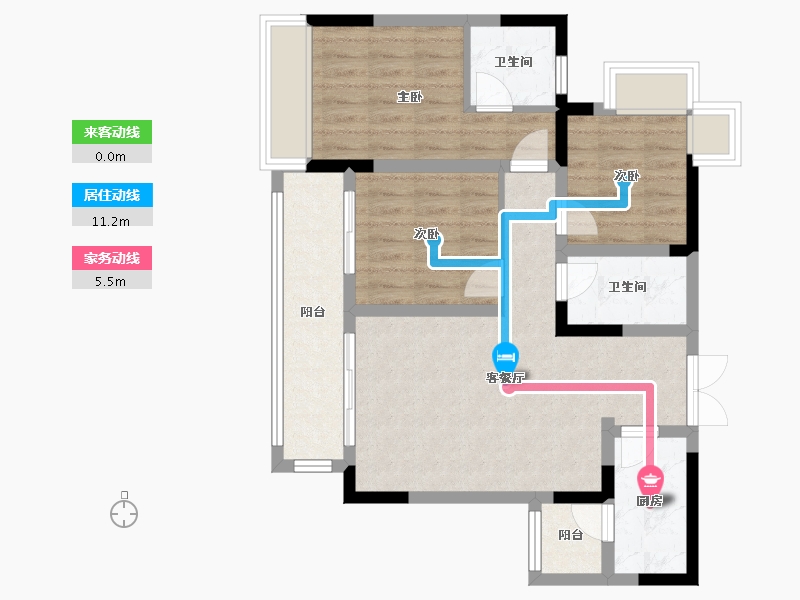 四川省-成都市-望庭学苑-77.60-户型库-动静线