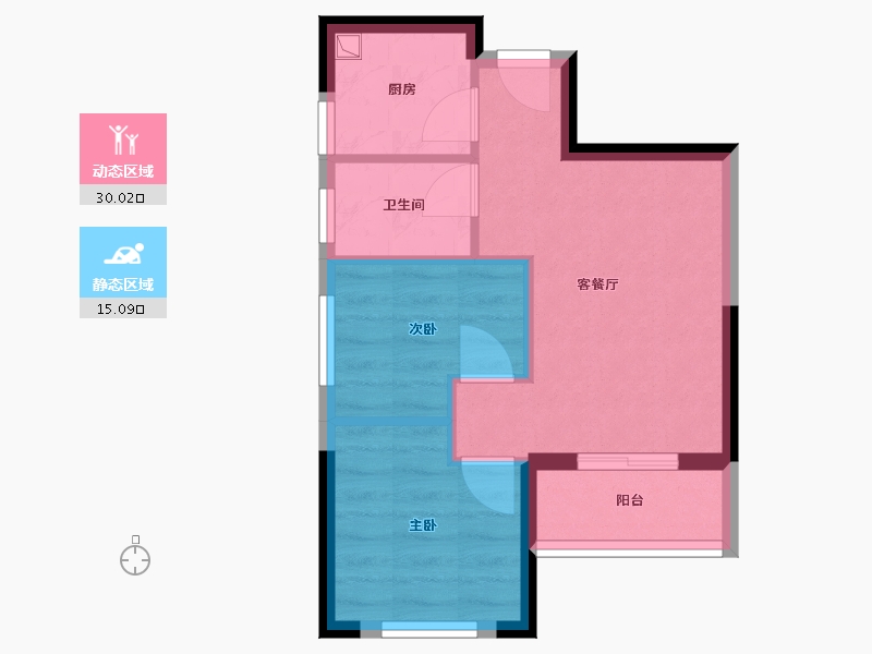 广西壮族自治区-南宁市-威宁世纪花城-47.20-户型库-动静分区