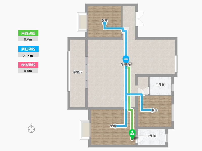 河北省-邯郸市-智慧城-120.00-户型库-动静线