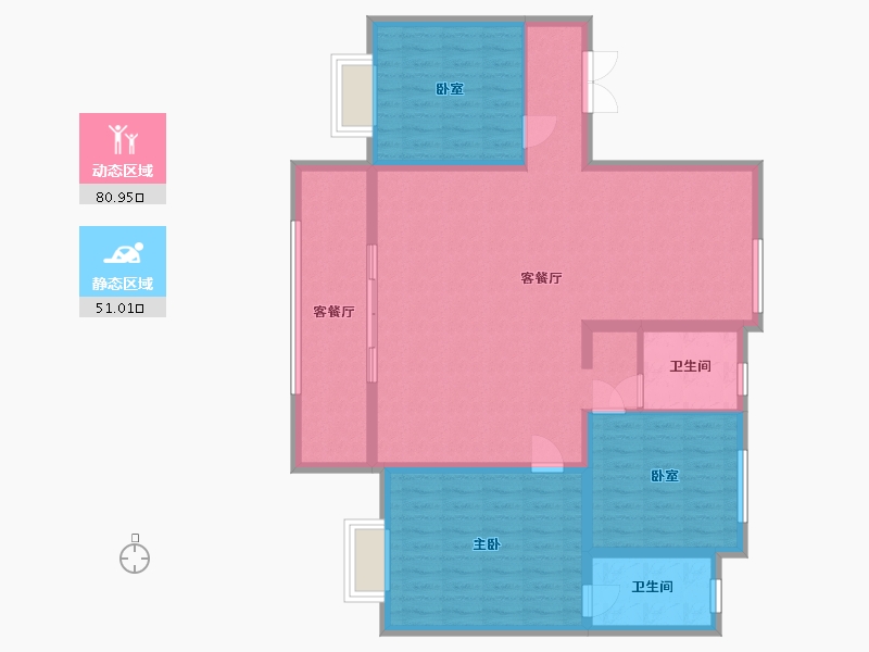 河北省-邯郸市-智慧城-120.00-户型库-动静分区