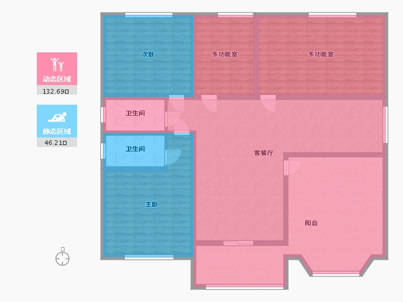 江西省-吉安市-香山村委会-152.00-户型库-动静分区