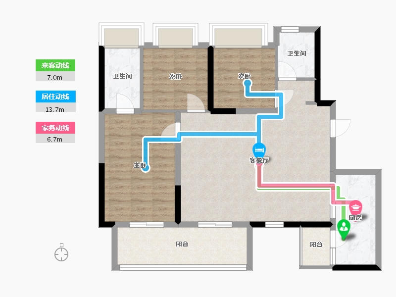 四川省-广安市-金科集美天宸-90.00-户型库-动静线