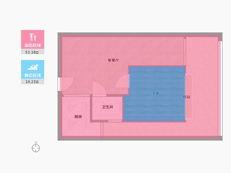 海南省-海口市-新阳丽舍花园小区-114号楼-48.00-户型库-动静分区