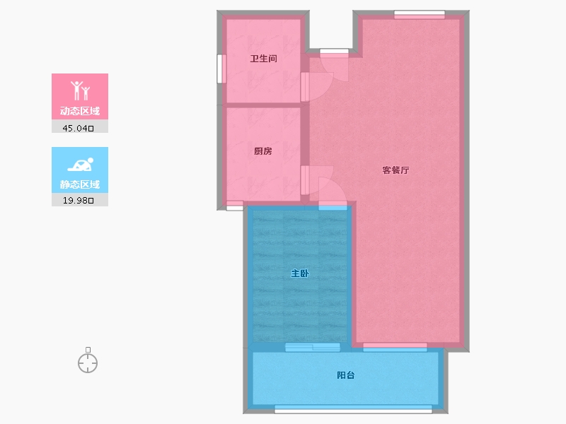 山东省-泰安市-王府花园-70.00-户型库-动静分区