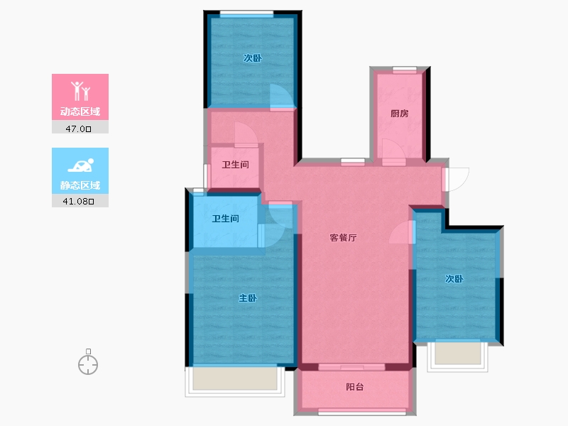 河南省-许昌市-中建观湖珑府-104.00-户型库-动静分区