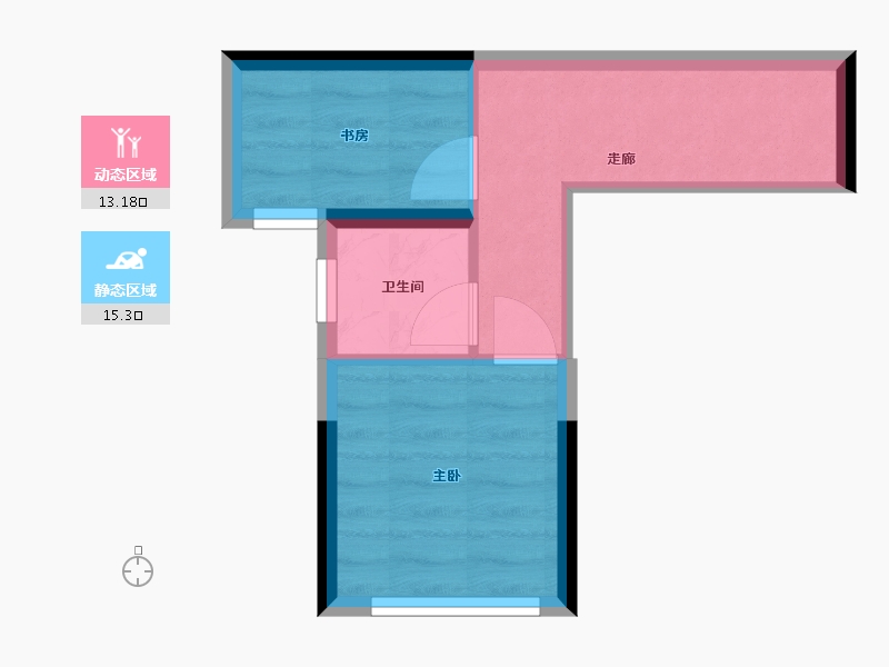 湖南省-长沙市-地铁中建君和城-82.70-户型库-动静分区