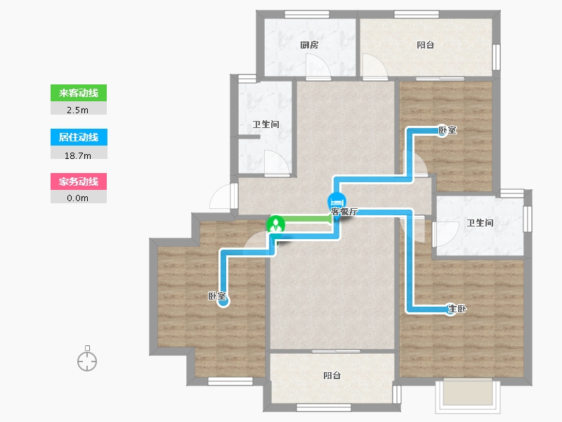 重庆-重庆市-中国摩-97.68-户型库-动静线