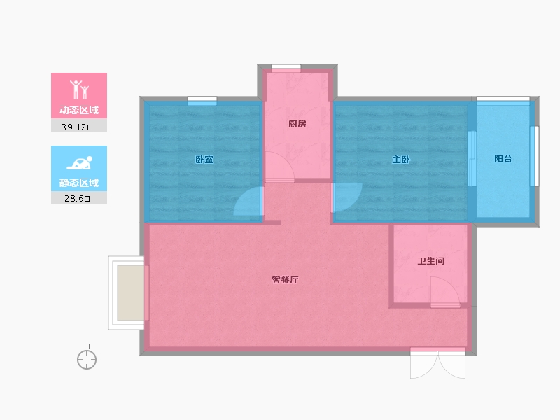 甘肃省-兰州市-省人民出版社家属院-75.42-户型库-动静分区