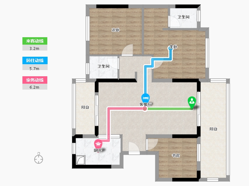 四川省-宜宾市-邦泰天誉-96.80-户型库-动静线