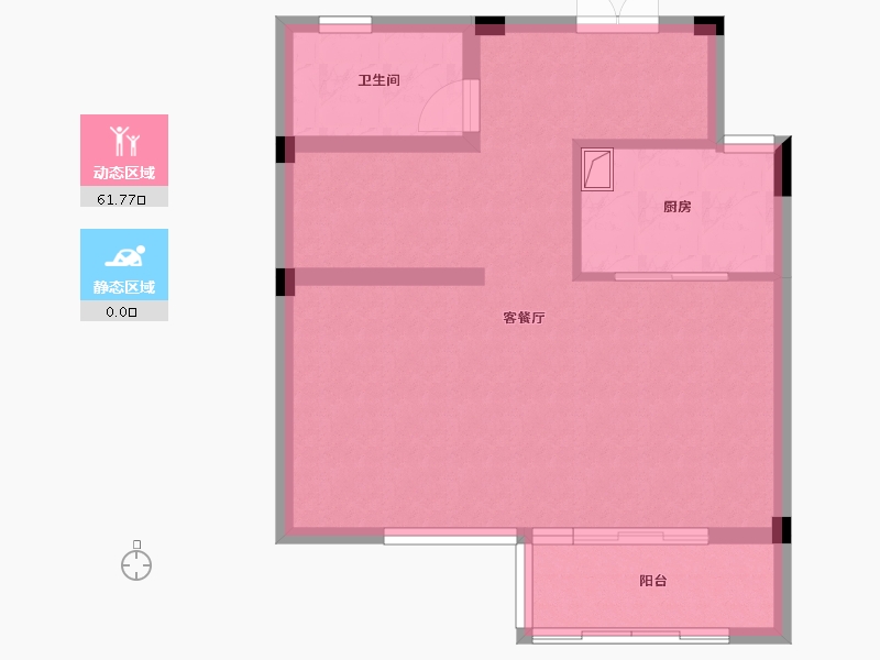 浙江省-湖州市-融创金成湖山赋-125.60-户型库-动静分区