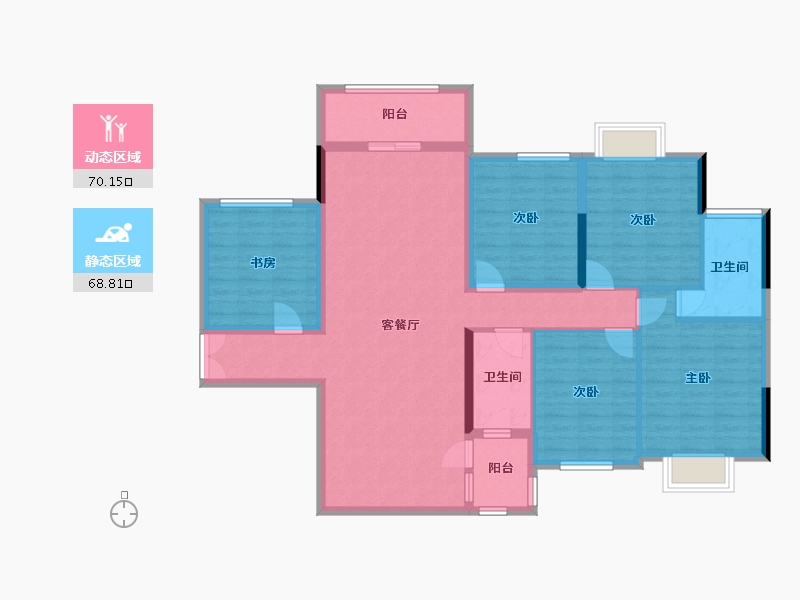 广西壮族自治区-百色市-田阳壮城三期-109.00-户型库-动静分区